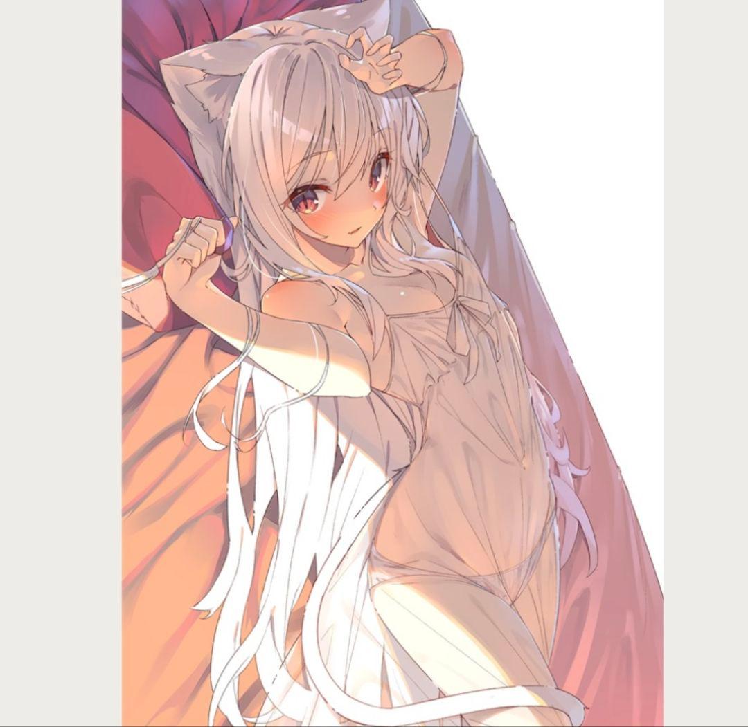 C103　てんれす　白猫ぱんつ。　メロン限定B2タペストリー