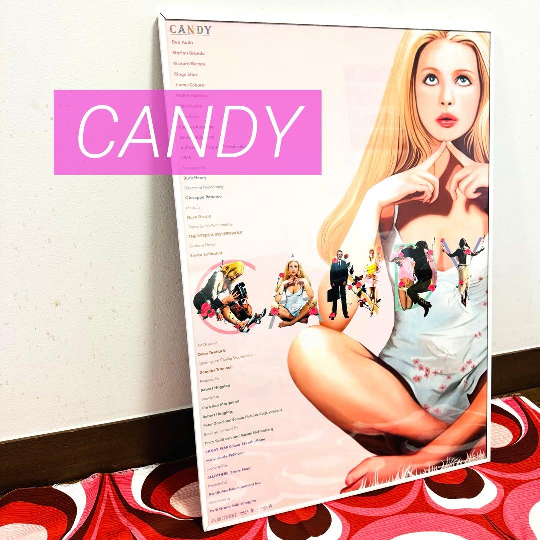 レア映画CANDY キャンディ ヴィンテージポスター レトロ