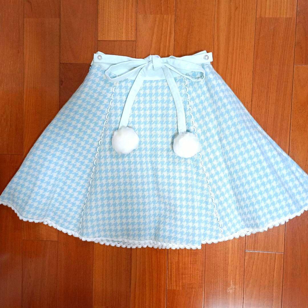 アンジェリックプリティ Angelic Pretty★スカート リボン 猫 刺繍