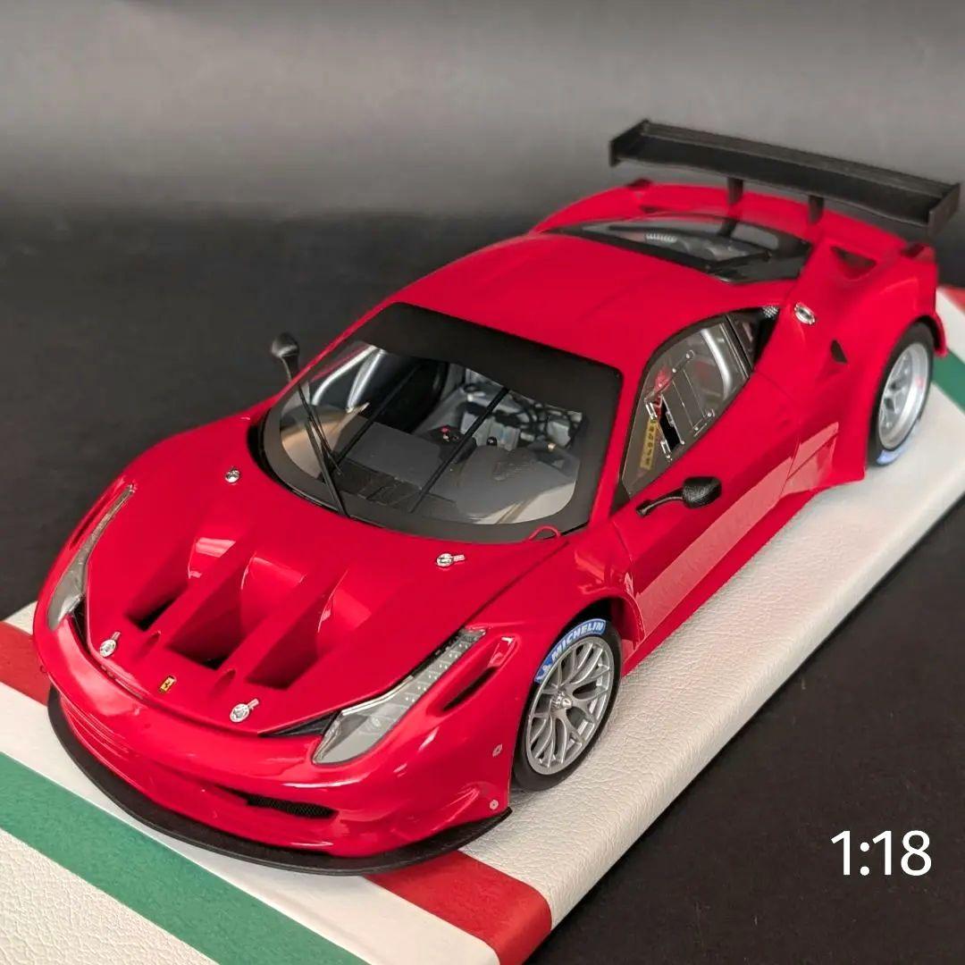 ホットウィールエリート 1/18 フェラーリ 458 イタリア GT2