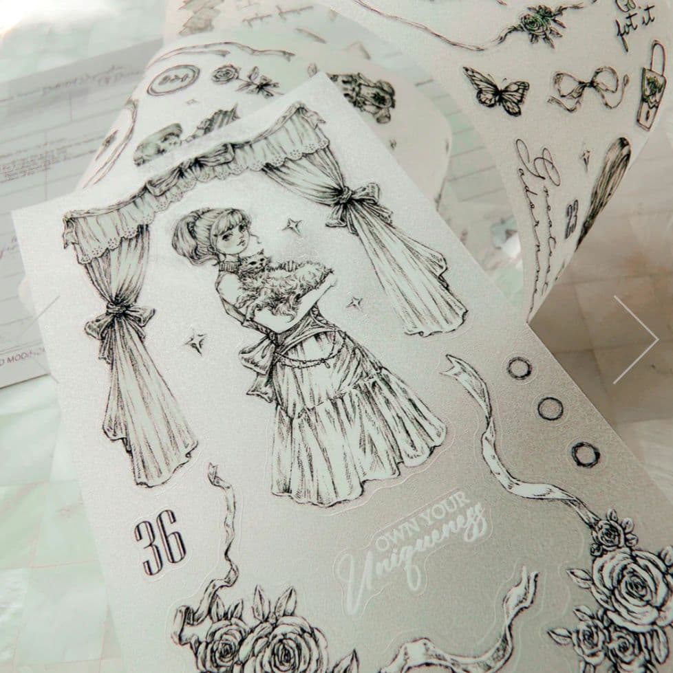 海外マステ切り売り「Journal Pages」⑲新作１ループ