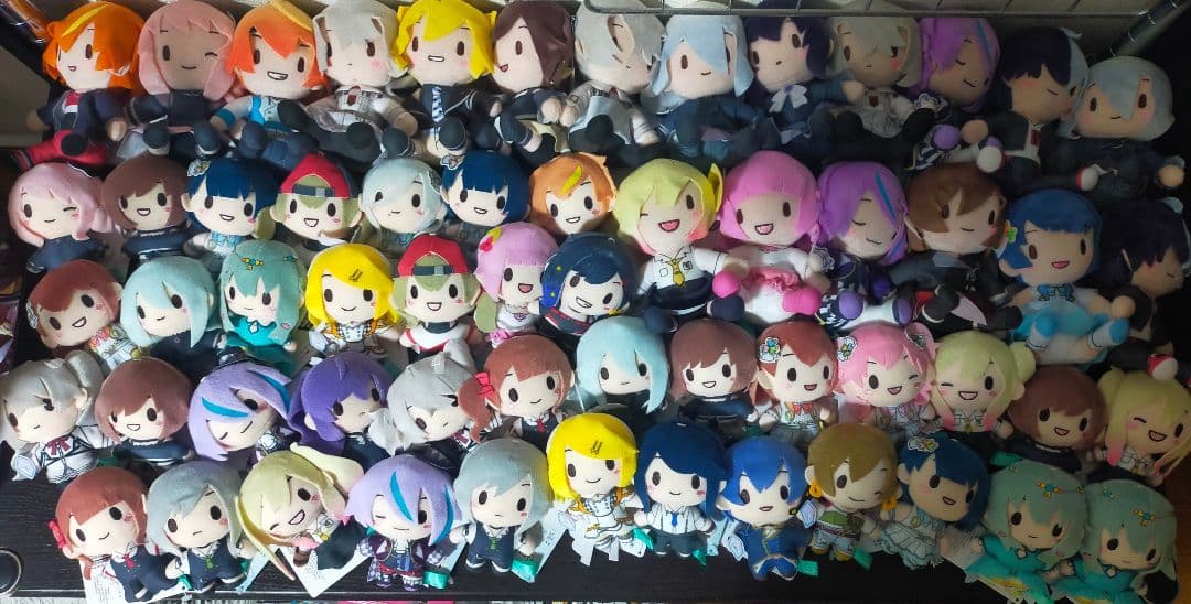 多彩なキャラクターぬいぐるみセット