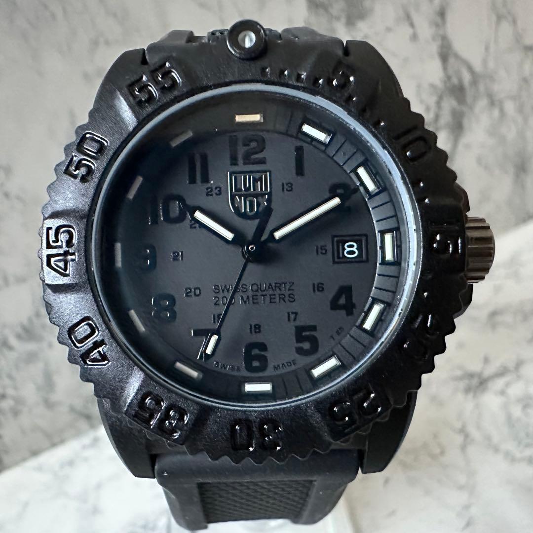 美品 Luminox ルミノックス ブラックアウト 7050 SERIES