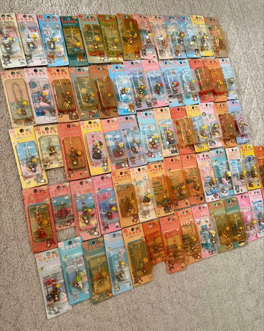 ご当地リラックマ だららん夢紀行 ストラップ マスコット まとめ売り 67点