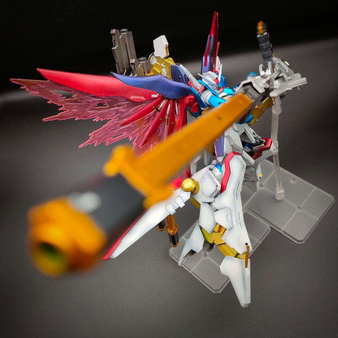 デスティニーガンダムspecⅡ　ゼウスシルエットゴースト　ガンプラ 塗装完成品