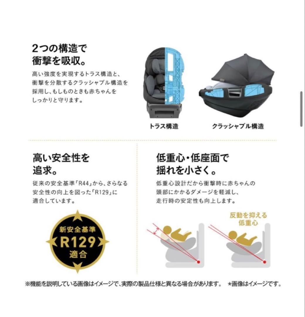 【新品未使用】Combi クルームーヴ コンパクト R129エッグショックJS