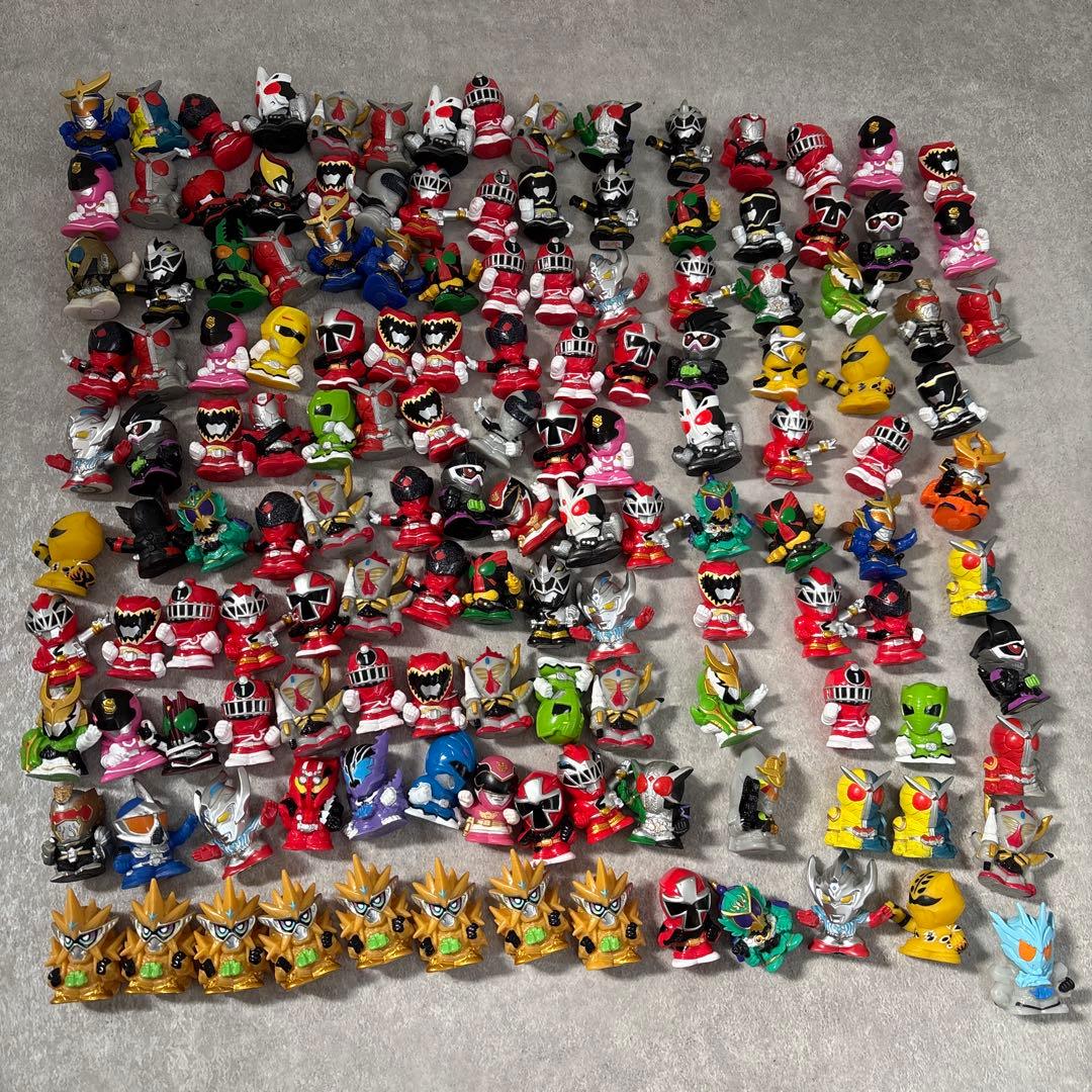仮面ライダー　戦隊モノ　ウルトラマン　ソフビ　143体セット
