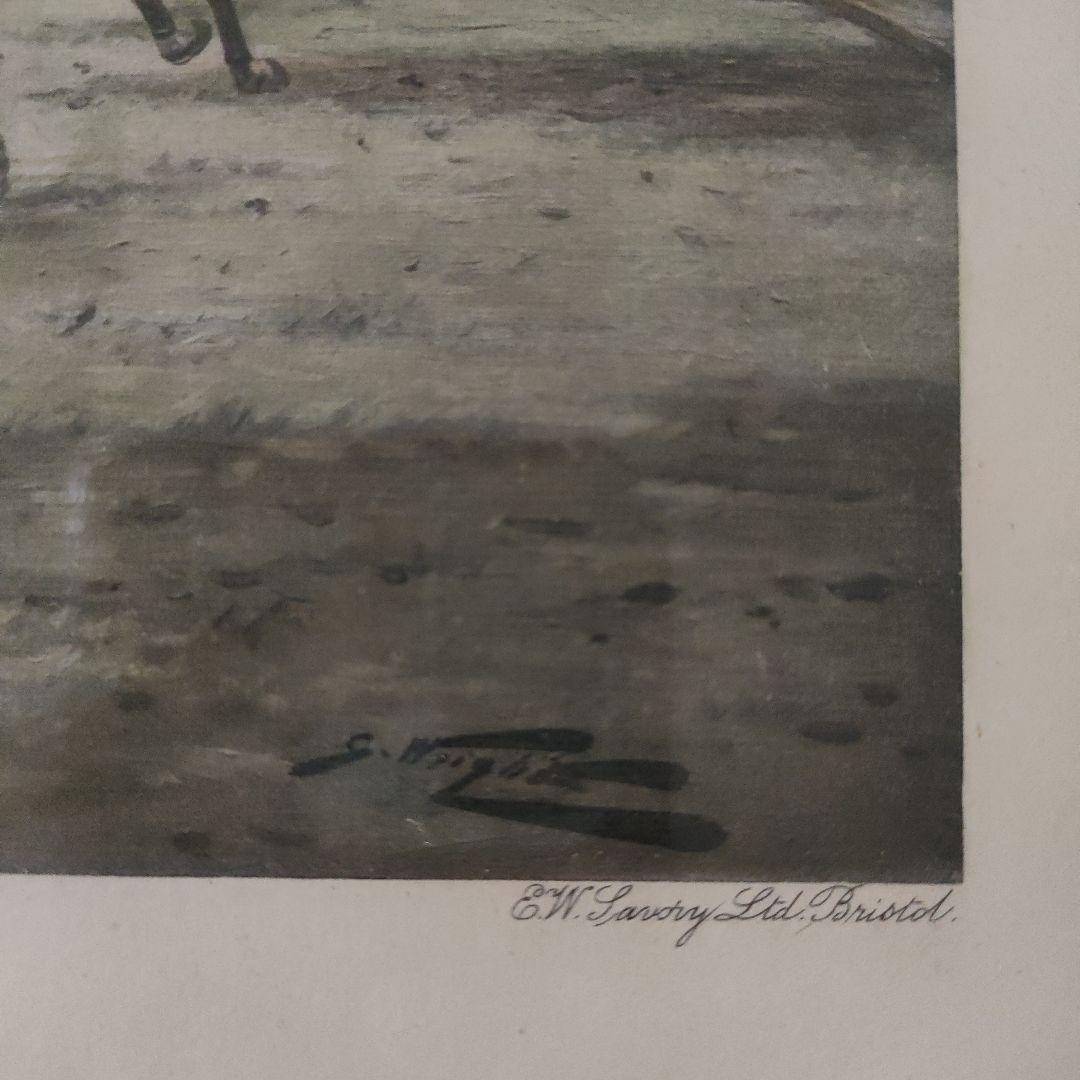 G. Wrightジョージライト 銅版画『A Question of Pace』