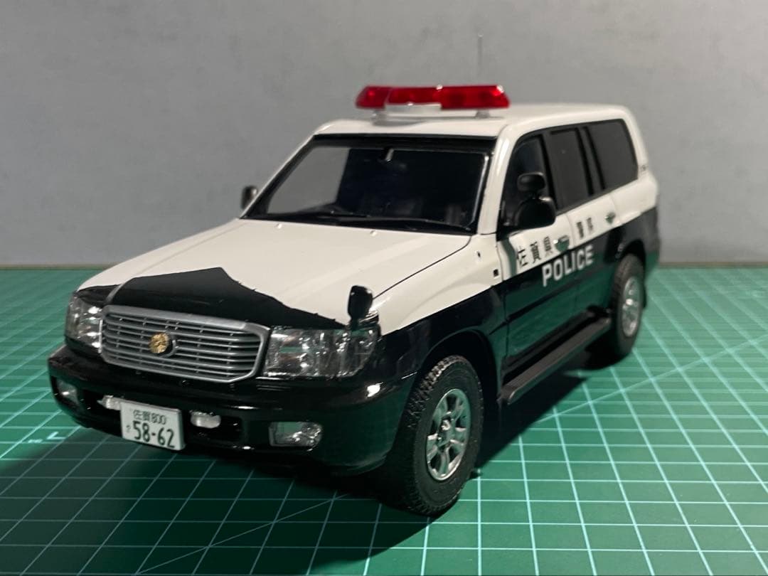 フジミ 1/24 トヨタ ランドクルーザー ランクル パトカー　完成品②