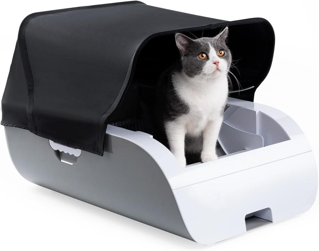 ※セール※Gulcircle バッテリー内蔵 猫 自動トイレ センサー付き