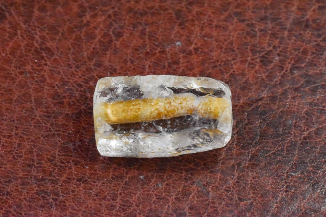 アフガニスタン出土 1500年以前の水晶ビーズ1