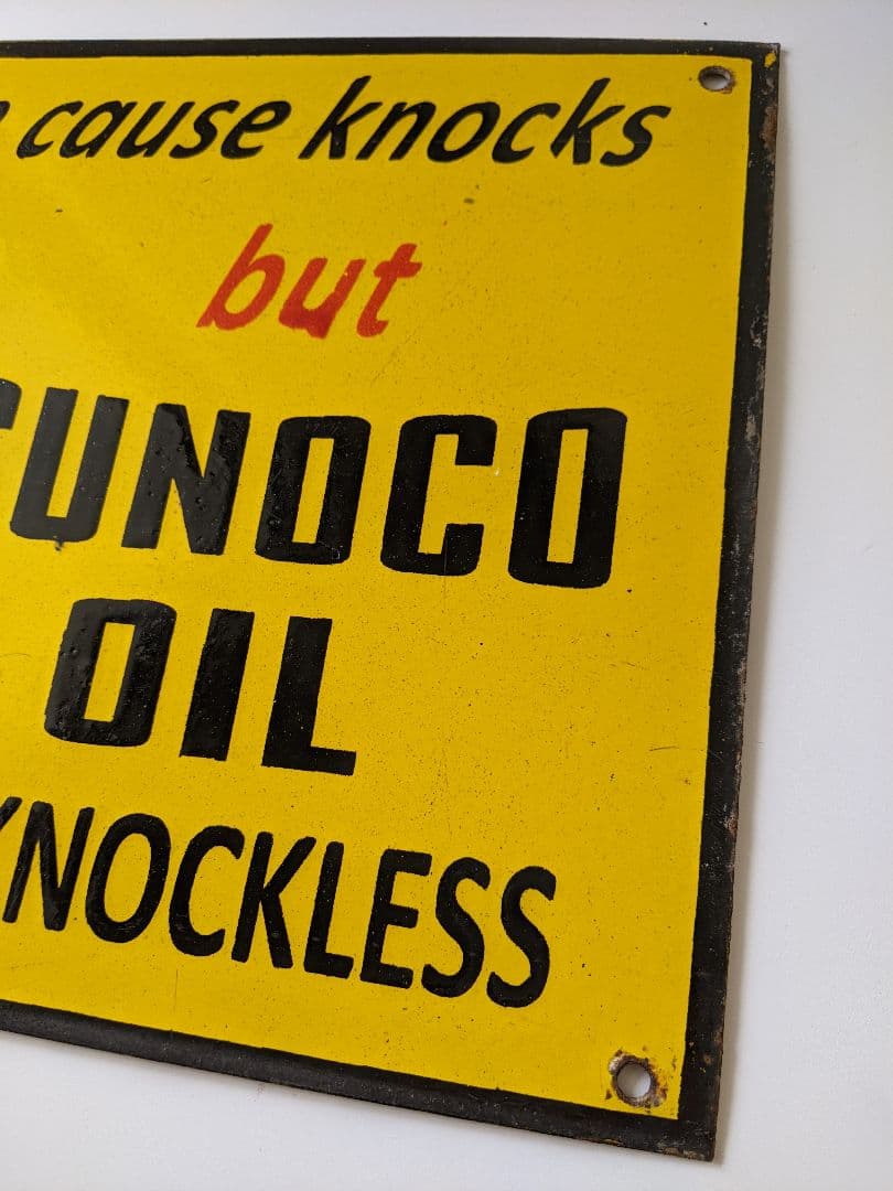 Sunoco ビンテージ サイン ミッキーマウス横61㎝ 縦30.5㎝ 看板
