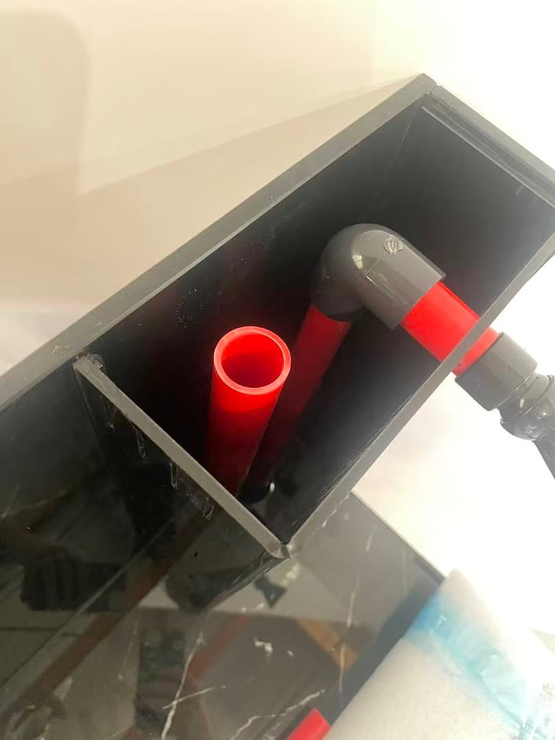 新品水槽オーバーフロー水槽45x45x38高さ80cmアクアリウム水槽引取可能