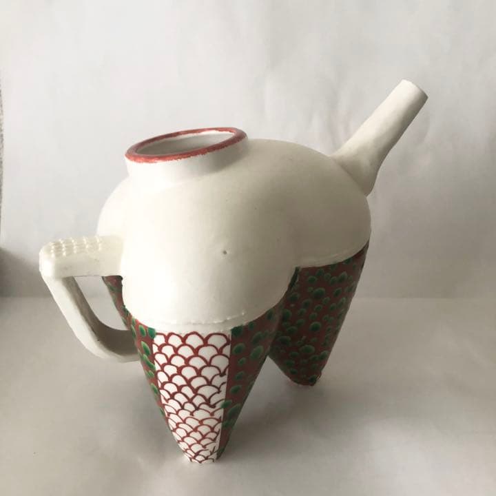 赤絵水注