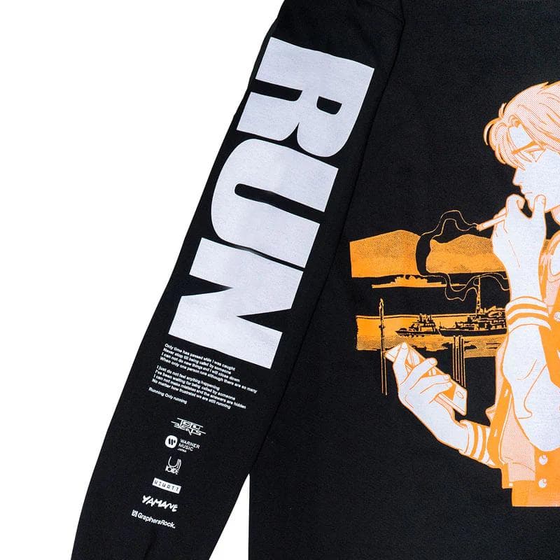 tofubeats RUN Long Sleeve Tシャツ 黒 Lサイズ 新品