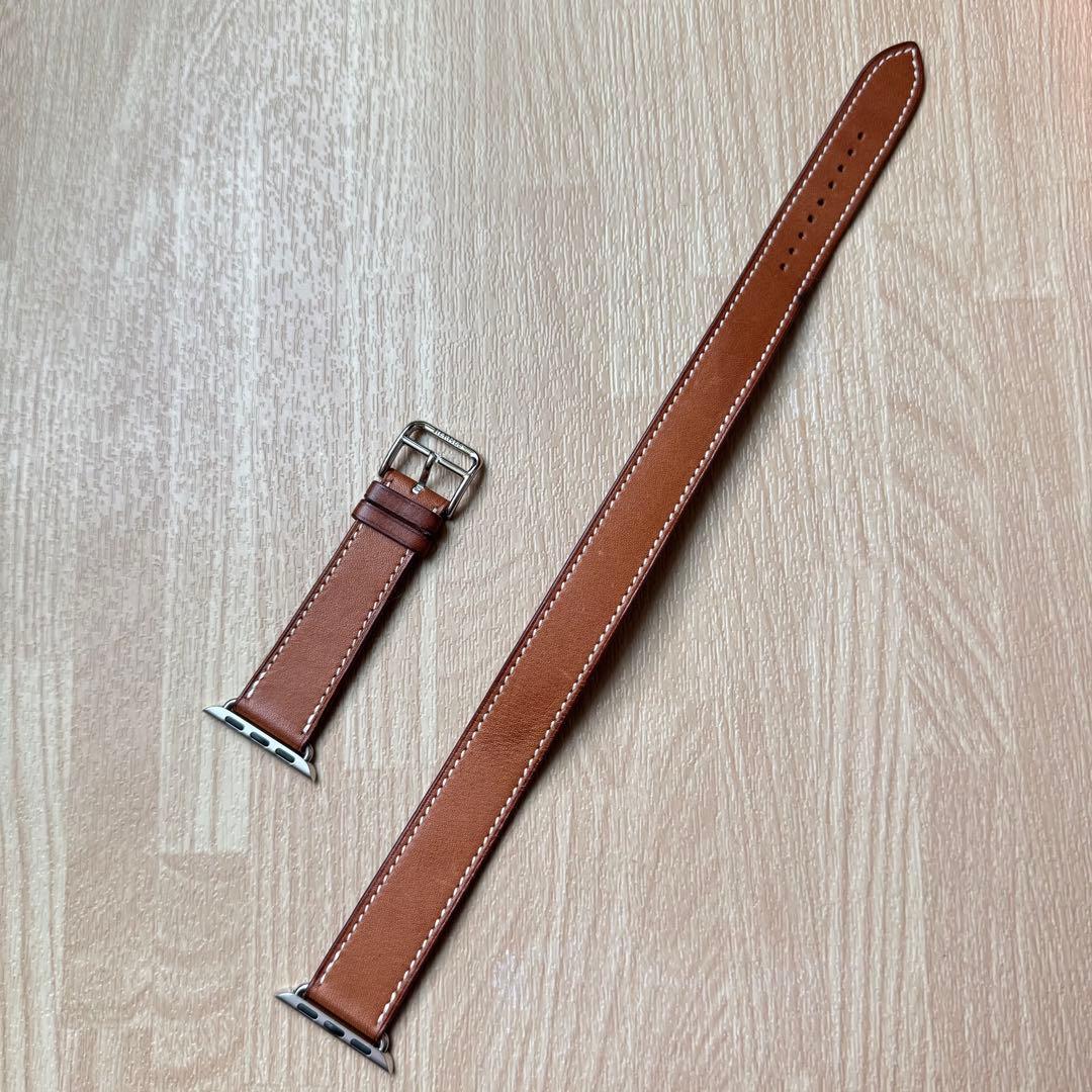 2399 美品　Apple Watch エルメス　ブラウン　ドゥブルトゥール