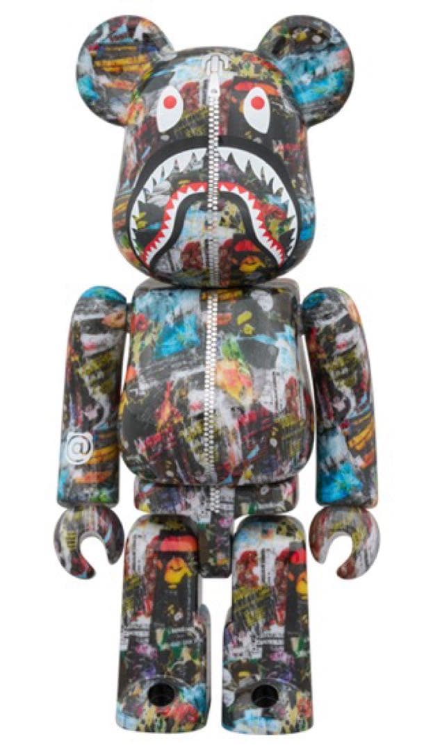 BE@RBRICK LEGACY CAMO SHARK 100％ & 400％