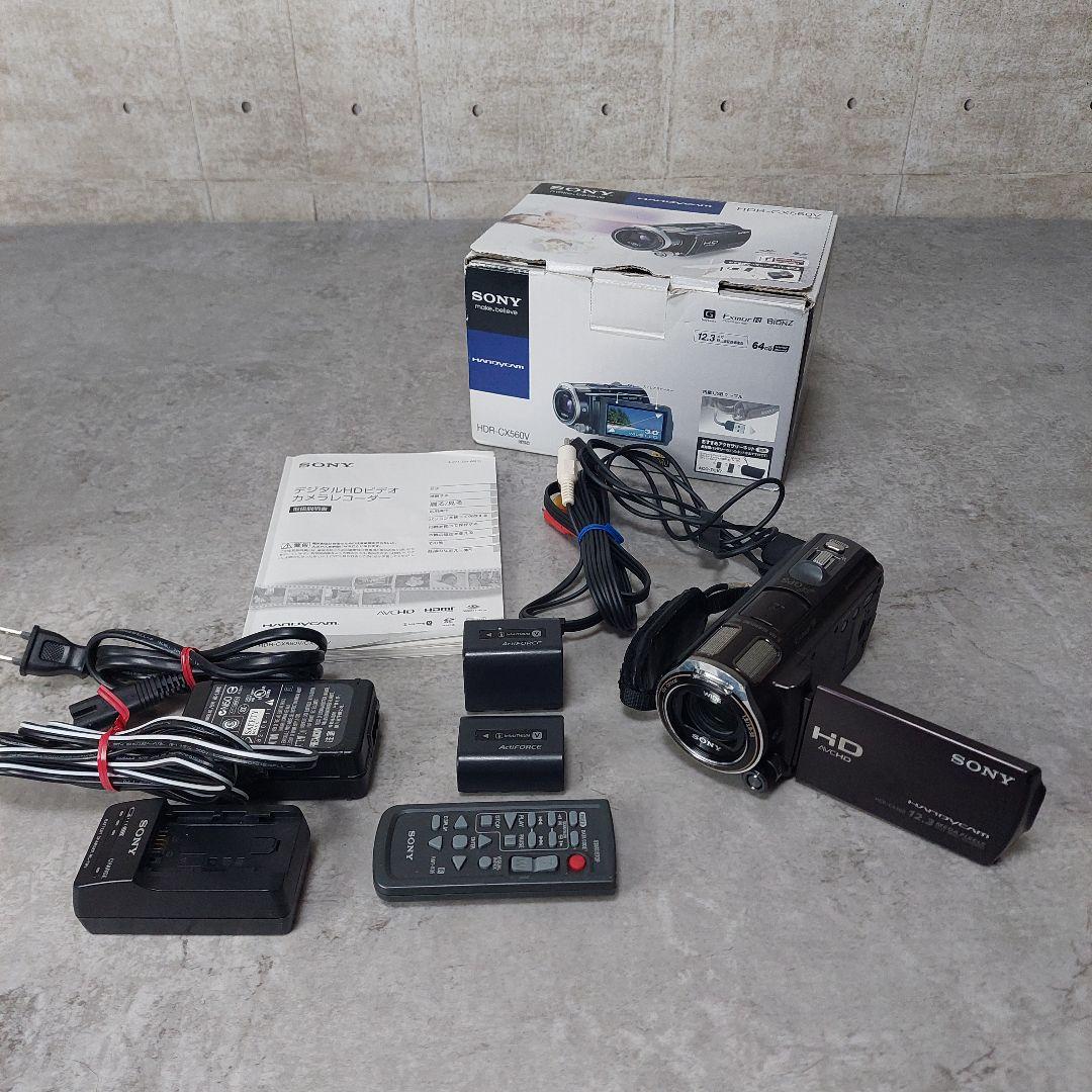 【ジャンク】SONY デジタルHDビデオカメラレコーダー HDR-CX560V