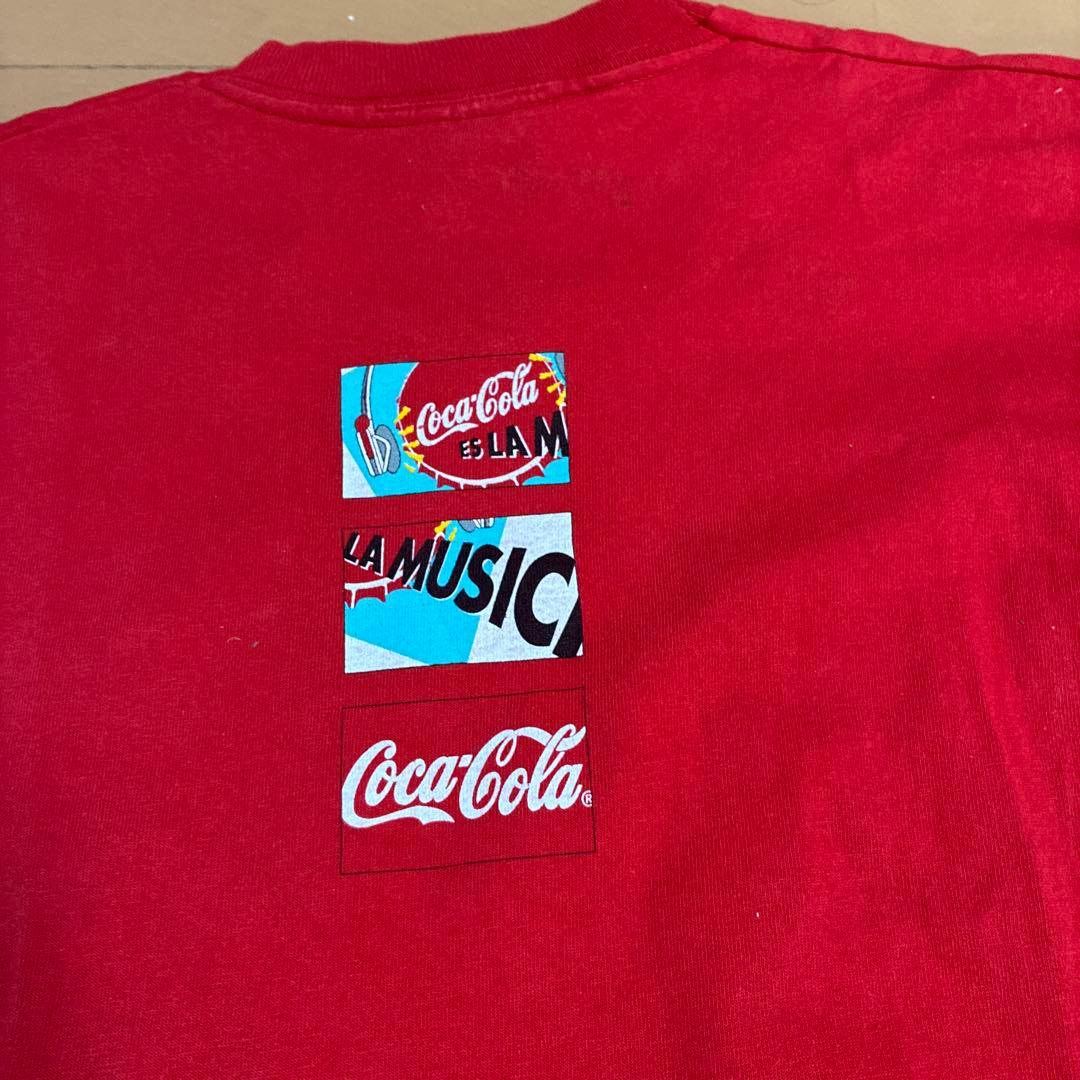 ビンテージ希少ユーロ製90s Coca-Cola Tシャツ