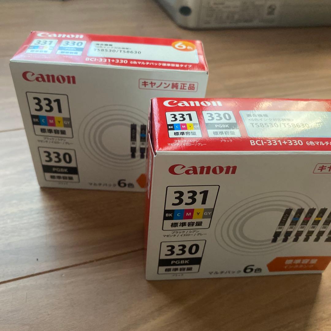 24nchan未使用品】純正CANON インクタンク 331 330 2個