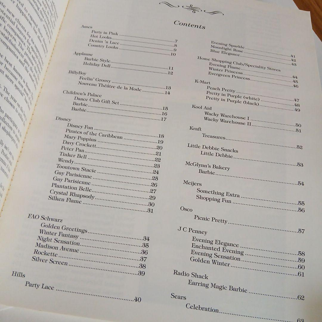 確認用。バービー　スタイリングヘッド　ハンドクリーム　コレクションブック