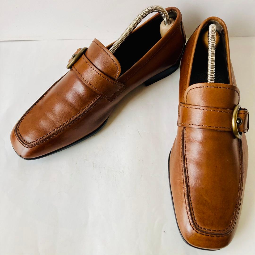 TOD'S トッズ 濃茶 ローファー 24.5cm 除菌・消臭済み