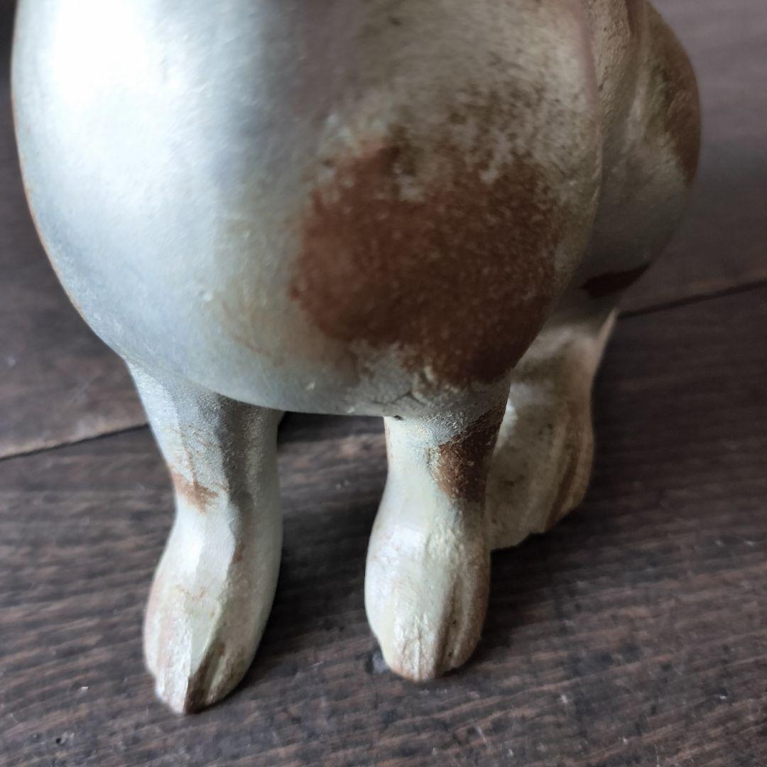 鉄のうさぎ　ラビット　rabbit　置物　アンティーク　金属　インテリア