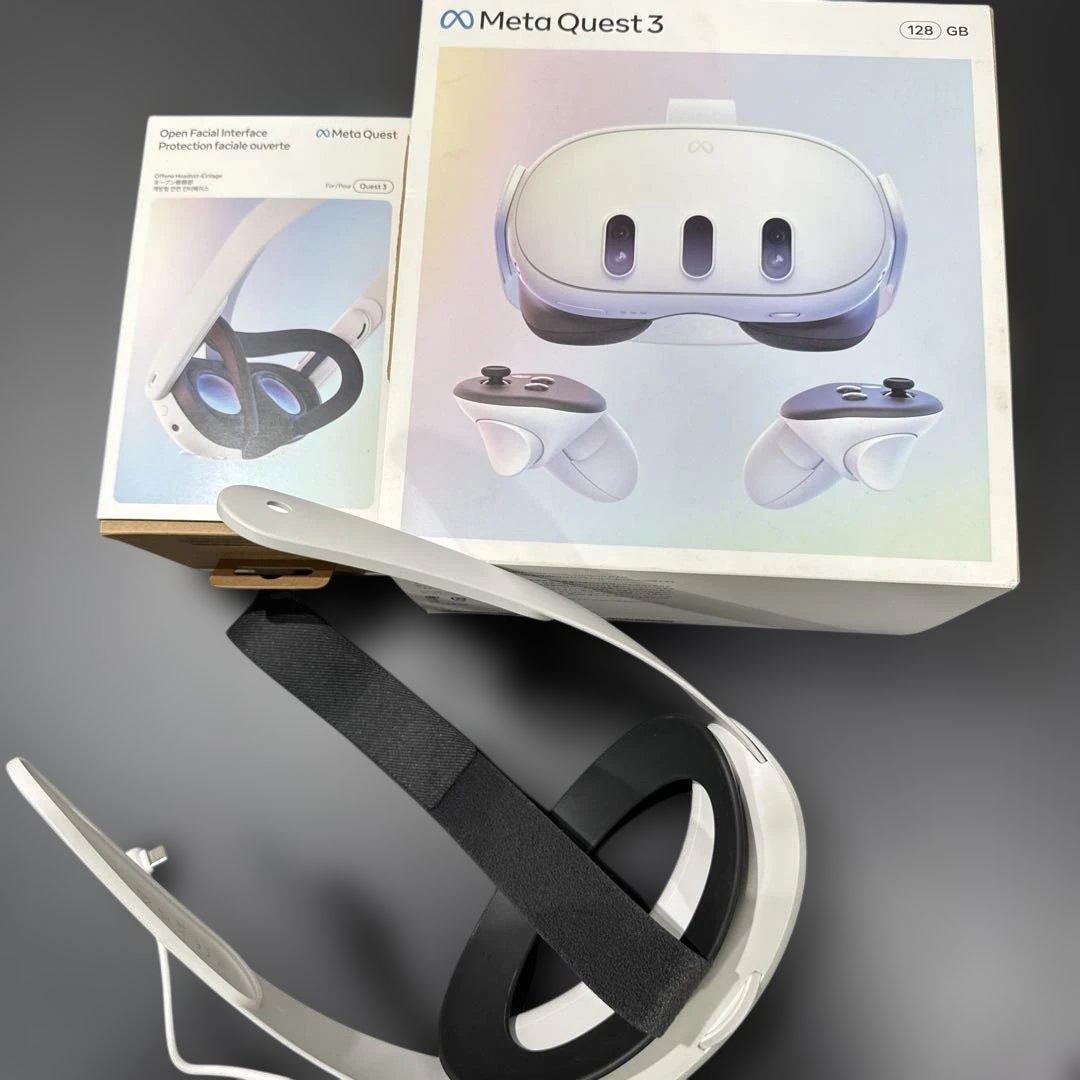Quest 3 128GB バッテリー付ストラップ 接顔部 純正セット