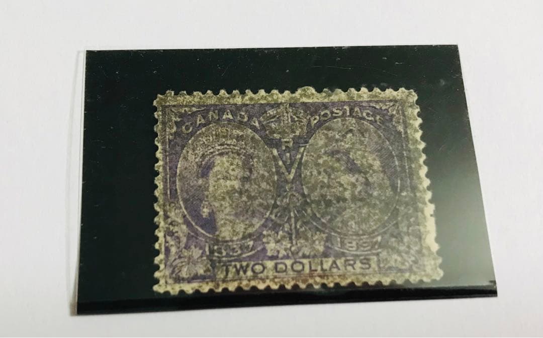 紫ジュビレオ　1897年　2ドル切手