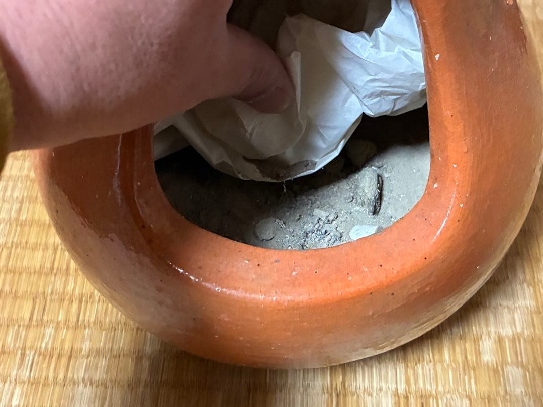 古陶器 おかめ 手炙り 火鉢 在名 時代物