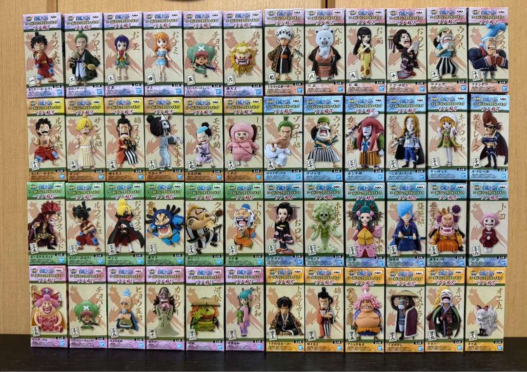 ワンピース　ワールドコレクタブル　ワノ国1〜8 48種　フルコンプセット
