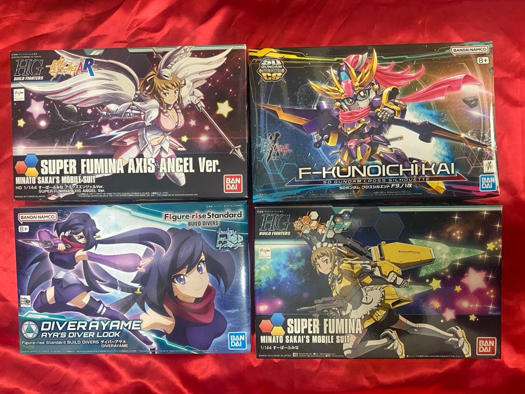 ガンプラ　まとめ売り　4個　フミナ　あやめ　くの1 　未開封　新品　hg
