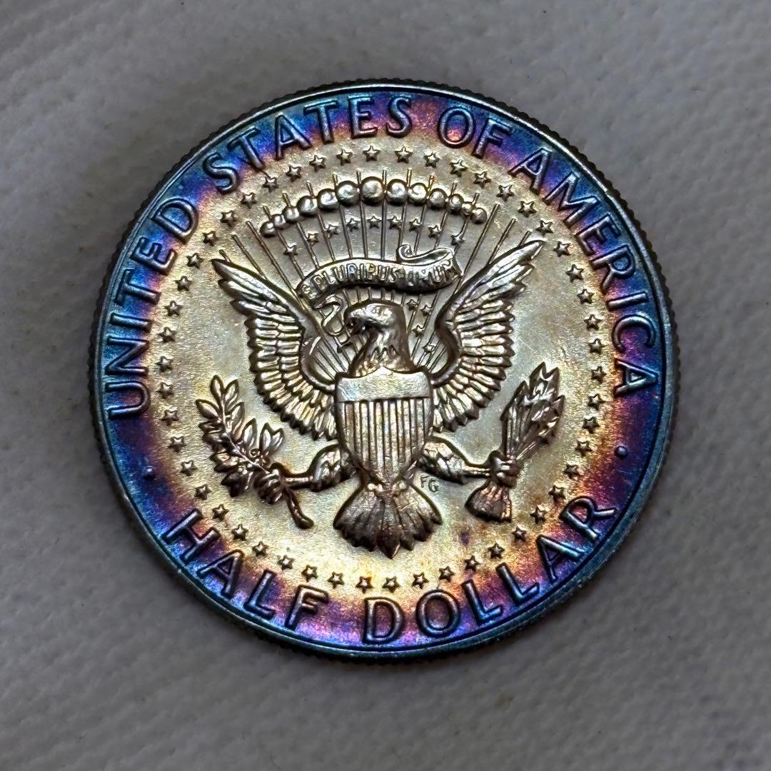 1968年 アメリカ合衆国 ハーフダラー銀貨