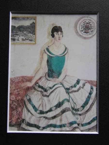 藤田嗣治、「Portrait de Mademoiselle Frank」