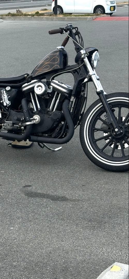 スポーツスタータンク 黒オレンジフレイム