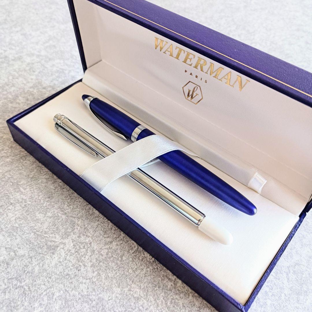 廃盤品! WATERMAN ウォーターマン ボールペン 支持棒 深海ブルー!