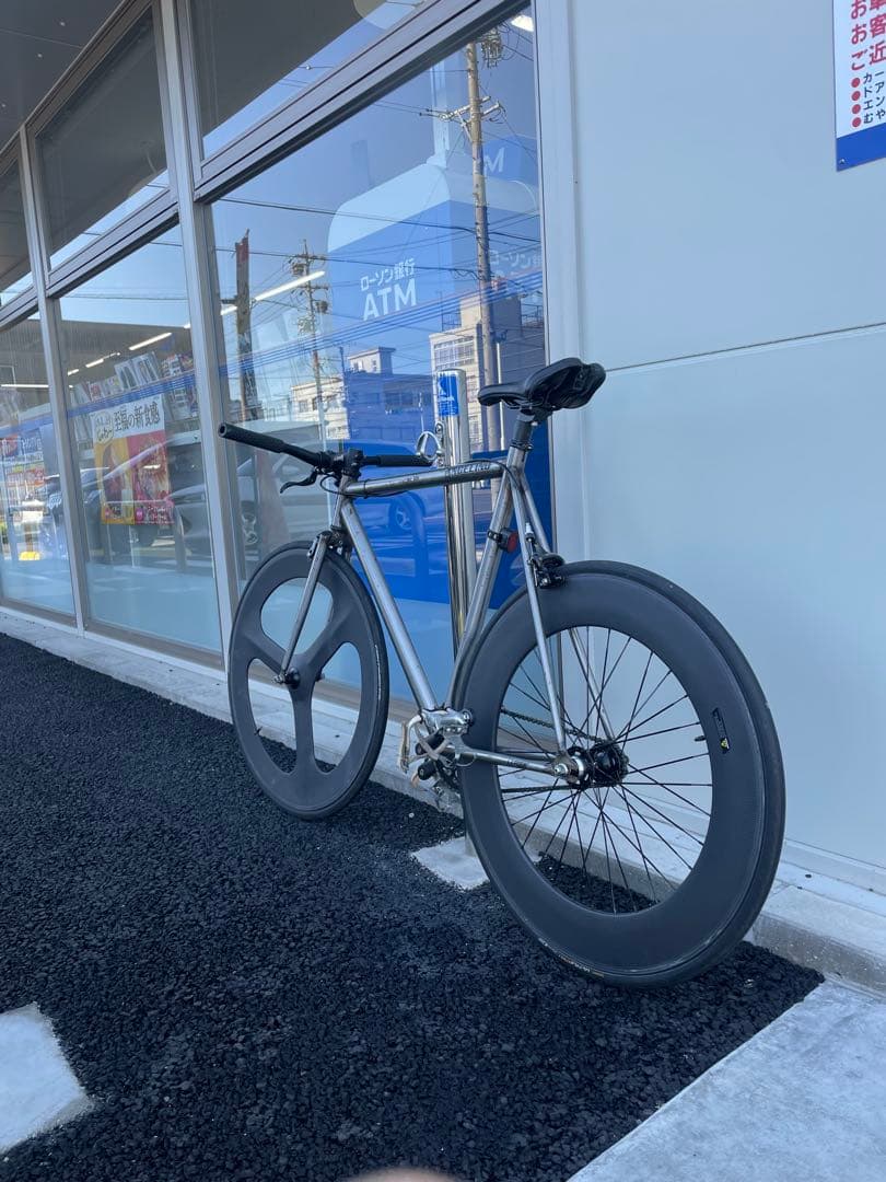 ピストバイク用カーボンホイール　前後セット　新品未開封