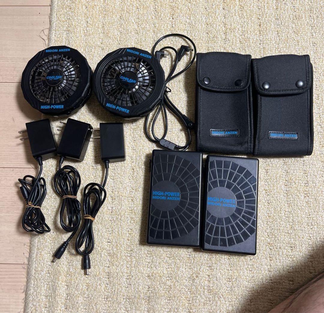 k*n様 ミドリ安全 クールファン用ハイパワーファンセットＷＥ２０－ＦＳＨＰ追加