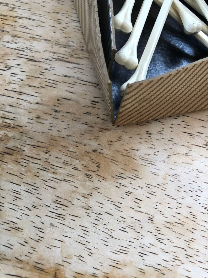 ビンテージ50s スカル　髑髏　骸骨　ネイバーフッド　ミッドセンチュリー　レトロ