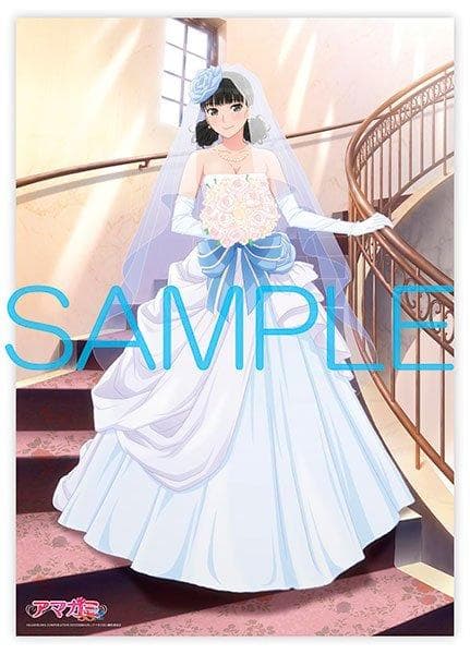 【未開封】アマガミSS+plus　絢辻詞 B2クリアポスター　結婚式Ver.