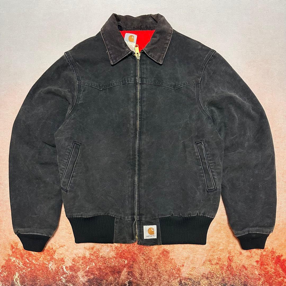 90s Carhartt サンタフェジャケット J13 BLK Medium