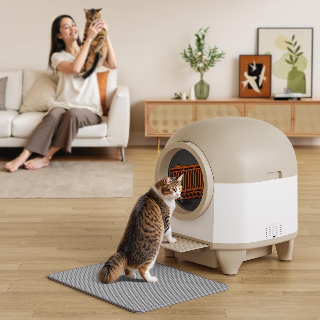 猫 自動トイレ⭕️オシッコが漏れない⭕️スマホ遠隔管理 センサー付き