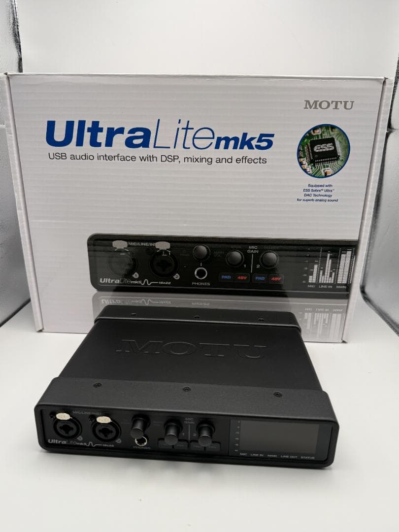MOTU UltraLite mk5 USBオーディオインターフェイス 美品