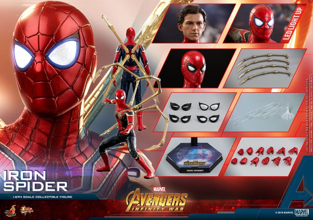 スパイダーマン アイアンスパイダー ホットトイズ ムービー マスターピース