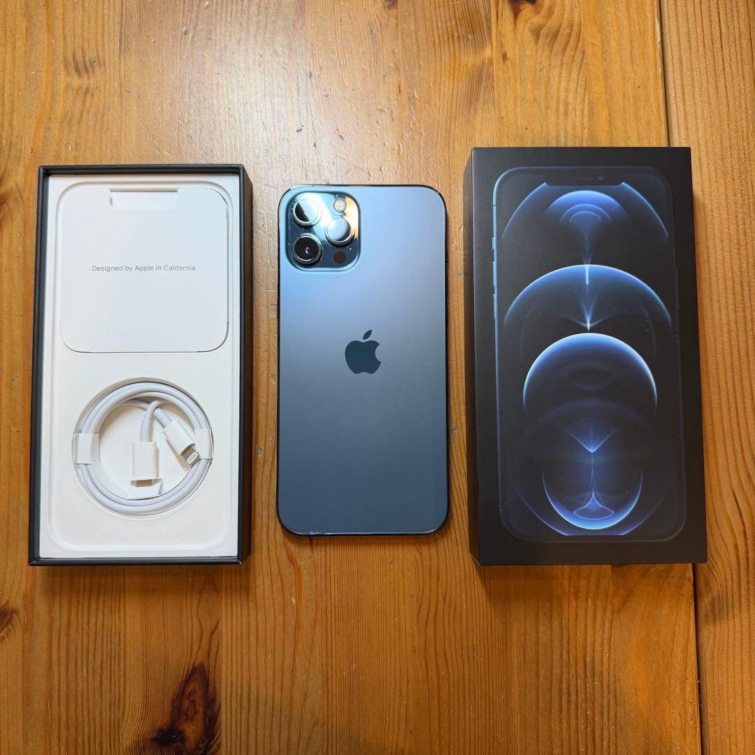 iPhone12ProMax128GB パシフィックブルーSIMフリー