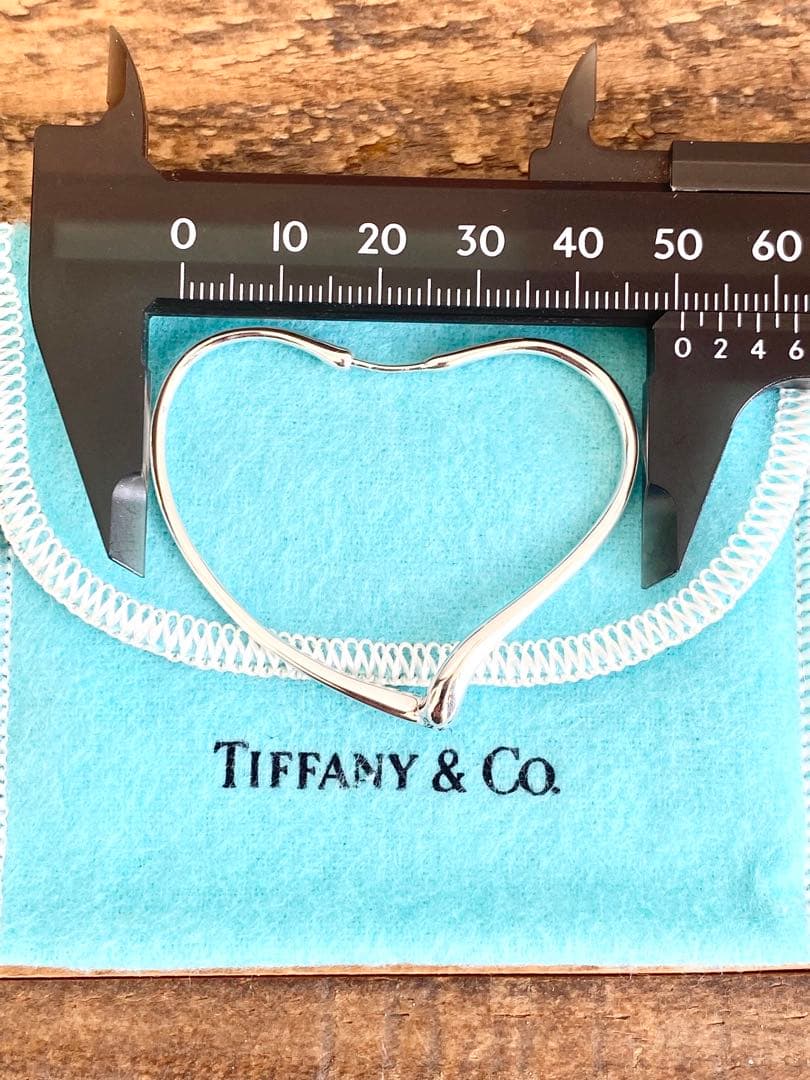 ティファニー エルサペレッティ オープンハートフープ ピアス M ミディアム