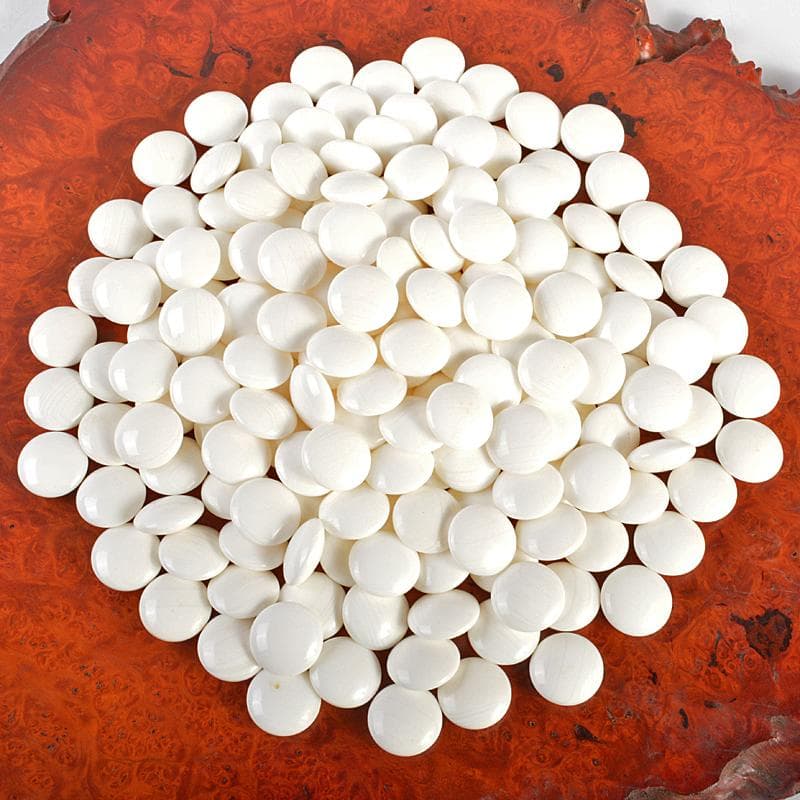 囲碁　鱗屋精製　本蛤碁石　那智黒碁石　本花梨碁笥　一套　共箱　M　R7800B