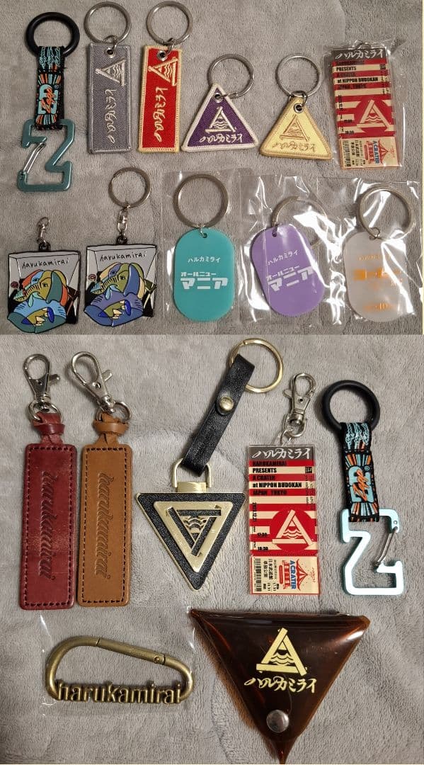 ハルカミライ レザーキーホルダー ケース カラビナ