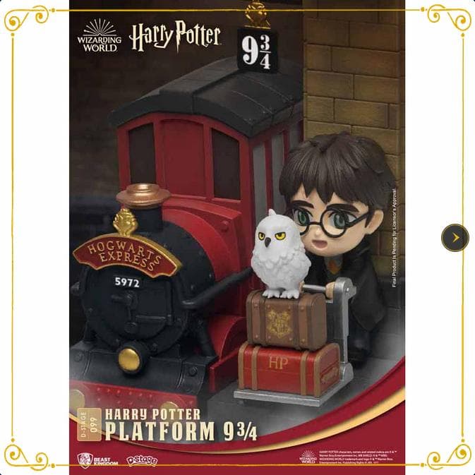 【ビーストキングダム】新品 正規品 ハリーポッター 9と3/4番線 スタチュー