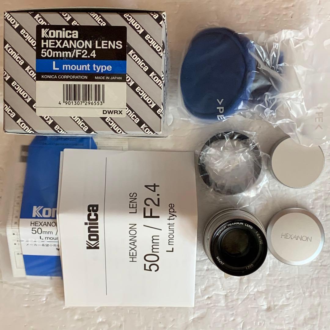 KONICA HEXANON LENS 50mm F2.4 Lマウント L39